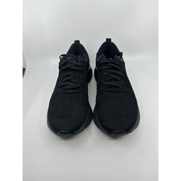 Nike React Infinity Run Flyknit 2 Shoes Size 9.5 Men's Black CT2357-003 - Picture 4 of 5